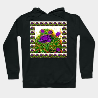 Purple Roses Hoodie